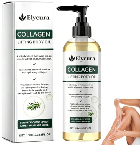 Elycura Collagen Oil, Hydrating Moisturizing Oil, 3.38 Fl Oz，1pc