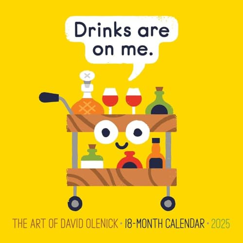 The Art of David Olenick 2025 7 x 7 Mini Wall Calendar