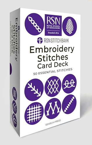 RSN Stitch Bank: The Embroidery Stitches Card Deck: 50 Essential Stitches