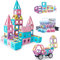 Magblock 103 Teiles Magnetische Bausteine Magnetische Blöcke für Kinder Magnet Lernspielzeug Spielzeug Kreatives Konstruktion Bauen Blöcke Geschenk ab 3 4 5 6+ Jahre Junge Mädchen