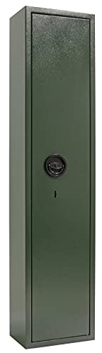 Profirst Waffen-Munitionsschrank Wood 3 Doppelbartschloss 2 Schlüssel Stahl Innentresor separat absperrbar Putzstockhalterung Waffenhalter