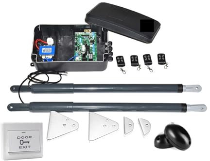 HEALBYBLE wasserdichte Schiebetorantriebe mit Endschalter, maximales Gewicht 800 kg, mit kabelloser Fernbedienung, unterstützt Wahl,Entwickelt FüR Dauerhaften Betrieb(C)