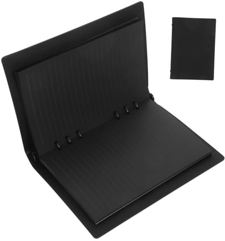 Veemoon Loose-leaf Notebook Pu Cover Stylish Detective Diary Cover for Travelers Journalists