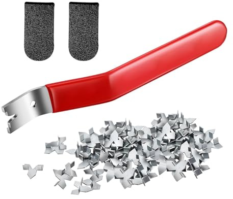 Glazier Point Driver Tool, Hand Picture Frame Tool with 150 Push Points | Zinc Plated Points, Rust Resistant, Durable Picture Framing Supplies for Windows, Photo Frames Installation & Securing