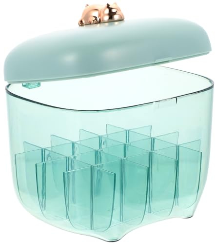 Gogogmee Organizer per Rossetti da Tavolo Trasparente in Resistente Multi Trucco e Cosmetici Portarossetti Delicato con Design Leggero e Antipolvere Scatola Portaoggetti Casa per Make Up