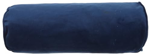 VICASKY Federa per Cuscino Cilindrico in Velluto 40x15 Cm Cerniera Nascosta, Protezione per Cuscino Cervicale Ergonomica, Federa Rotonda Morbida per Divano e Camera da Letto, Colore Blu