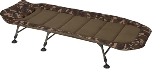 Fox Camolite Compact Bed, lit de pêche à la carpe, lit de camp, chaise longue de pêche