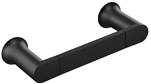 Moen Genta LX Towel Bar, Matte Black, 6.8-Inch, BH3886BL