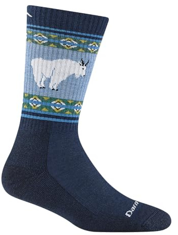 Darn Tough Vermont Women's Vanna Grizzle Boot Midweight with Cushion, Goat Blue, M