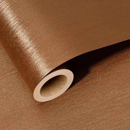 BIOBROWN Papier cadeau de Noël en papier kraft rouge, 43 cm x 10 m (4,4 m² au total), mat, papier cadeau uniforme, papier structuré pour Noël, anniversaires, fêtes, mariages