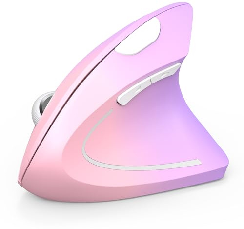 TECKNET Mouse Verticale Silenzioso, Wireless Ergonomico per Mano Destra
