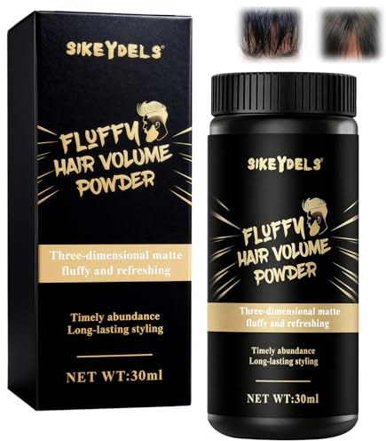 30g Hair Styling Powder,Polvo de Peinado,Polvo Voluminizador para el Pelo,Polvos Texturizantes Pelo Hombre,Polvos Capilares,Mantiene el Cabello Suave y Esponjoso Todo el Día