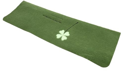 GRIRIW Tapis de Marches d'Escalier Antidérapant Autocollant 70X22X45 CM Motif Lumineux Vert Trèfle Tapis de Protection pour Escaliers Protection Contre les Chutes Usage Intérieur