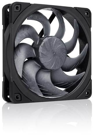 Noctua NF-A12x25 G2 PWM chromax.Black, High-Performance Quiet Fan 120mm | High Airflow & Static Pressure, Low-Noise 25mm Thick Fan for Coolers/Radiators/Cases, Rich Accessory Kit, 1800rpm 4-Pin PWM