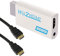 GoldOars Adattatore Converter Convertitore Video Full HD 720P/1080P con Uscita Audio Jack 3,5mm (Bianco)