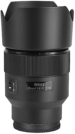 Meike 85 mm F1.8 Autofokus Mittleres Teleobjektiv STM Vollformat-Portraitobjektiv Kompatibel mit Sony E-Mount spiegellosen Kameras A7 A7R A74 A7R4 A7C A7III A7RII A7RIII A7SIII A7SII A9