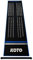 KOTO - Oche Carpet Checkout Dartmatte Blau 285 x 80 cm + Oche Inkl. Score Indikator, rutschfeste Teppich Dartmatte