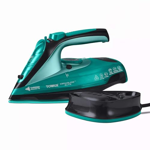 TOWER Ceraglide Cordless Iron Teal