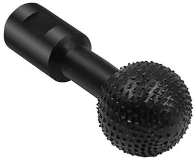 Inovey Fresas Esféricas Giratorias, Fresa Esférica Diámetro 10/14Mm Amoladora Angular Cabezal De Amolar Esférico Para Amoladora Angular 100/115/125 -negro- 10mm