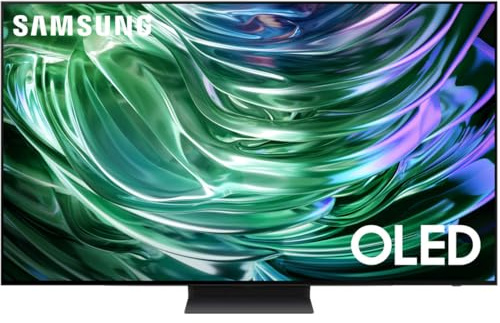 Samsung OLED 4K S90D Fernseher 77 Zoll (196 cm), TV Mit Neural Quantum AI Gen2 Prozessor, HDR+, AI Upscaling, Smart TV, KI TV, 77S90D [2024]