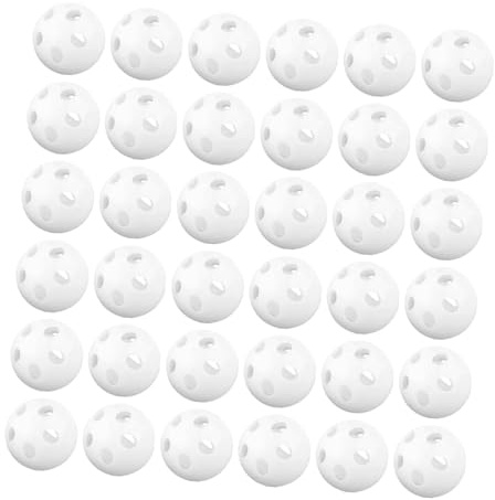Beaupretty 80pièces Hochet pour Garçon Fille Blanc Inserts Plastique pour Hochets de Rechange pour Loisirs Créatifs et Jouets Bruyants Né