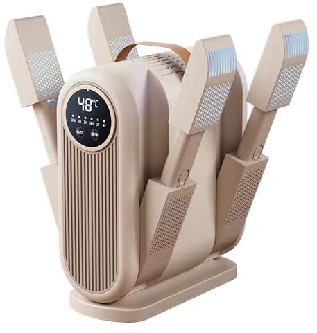 Sèche-Chaussures Portable - Chauffe-Pliantes Sécurisés avec Minuterie Intelligente,Sécheur pour Bottes de Travail | Pour Maison Voyage Ski Sneakers Gants