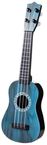 Ukulélé Guitare Enfant - Mini Guitare 4 Cordes Instruments Musique | Jouet Éducatif pour Tout-Petits Débutants Garçons Filles | Motif Violet pour Maternelle École Classe Voyage (42 cm)