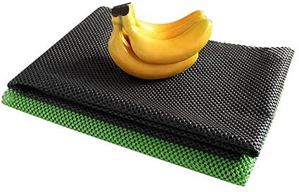 LumaGrove Shelf Liner, Anti Slip Rug Underlay Carpet Grip Mat PVC Anti Slip Rug Pads Multipurpose Non-Slip Mat Non-Adhesive Liner Protector Cover(Green,47.2W x 196.9L)
