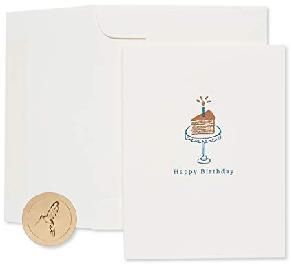 Papyrus Blank Birthday Card (Happy Birthday)