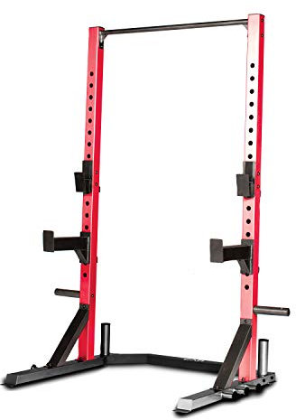 CAP Barbell FM-8000F Deluxe Power Rack, Red