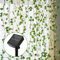 Lichterkette Außen, Künstlicher Efeu Lichterkette 100LED 10M/32Ft 8 Modi Solar Lichterkette Aussen für Garten, Bäume, Terrasse, Weihnachten, Hochzeiten, Partys (Warmweiß) Solarlampen für Außen