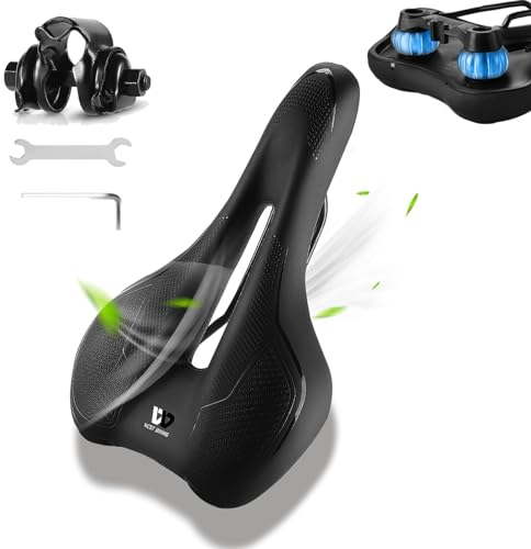 Deedlite Bike Sattel Premium Universal Sattel Pro 3.0 - Endlich Schmerzfrei Radfahren | Bequem Weich Memory Schaum Radsattel