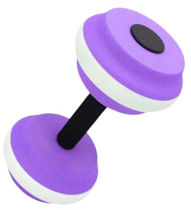 Juego De 2 Mancuernas De Natación De Espuma EVA, Pesas De Agua Portátiles Para Ejercicio En La Piscina, Equipo Aeróbico Acuático Ligero Para Niños Adultos