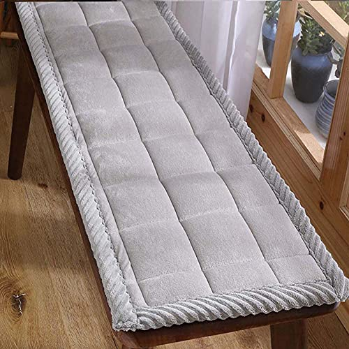 FYUN Erkerfenster-Sitzkissen, Plüsch, verdickt, rutschfest, gepolstert, modernes Fensterbank-Sitzkissen für Schuhschrank, Sofa, Schlafzimmer, Wohnzimmer
