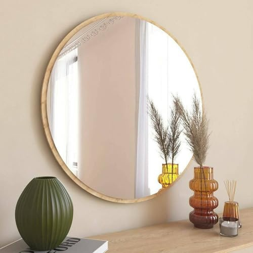 Dmora Spiegel Euterpe 60x60h cm Braun Strukturglas