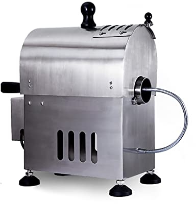 Machine électrique de torréfaction de grains de café, torréfacteur de café en acier inoxydable 304, cuisson de café au gaz domestique pour la cuisson du café, des châtaignes, des cacahuètes et des cé
