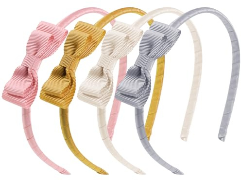 4 stycken pannband med rosett, söta pannband, pannband för flickor, hårtillbehör för barn, håraccessoarer
