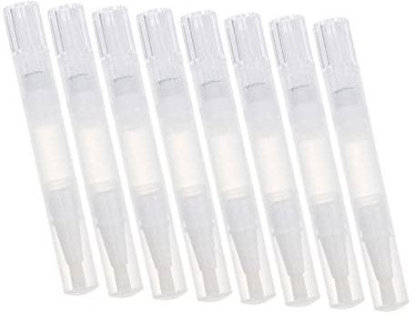FRCOLOR 8pezzi Penne Vuote Per Unghie Penne Per Manicure Trasparenti Per Per Cuticole Resistente