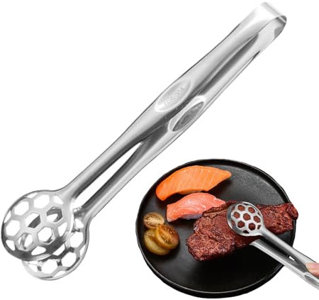 Cocina pinzas, pinzas de cocina - Ensalada de acero inoxidable Tinks | Utensilios de cocción, abrazadera de bloqueo de servicio pesado para bistec, pan y varios ingredientes