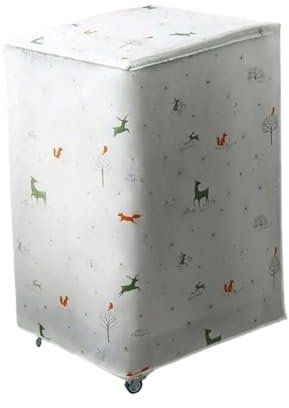 Housse Pour Lave-Linge Couvercle de Machine à laver automatique, 2 pièces, étanche, résistant au soleil, chargement frontal, charge supérieure, protection for Machine à laver, articles ménagers(Top co