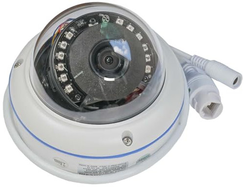 Wired Dome 3MP POE Telecamera IP Telecamera di Sicurezza di Rete 3.0MP Metallo PoE IP Sorveglianza 2.8mm Grandangolare Visione Notturna Infrarossi Impermeabile IP66
