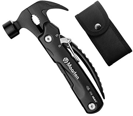 Maarten Geschenke für Männer, 12 in 1 Multifunktionswerkzeug Kleine Geschenke Adventskalender Männer Füllung, Papa Weihnachtsgeschenke für Männer, Geburtstagsgeschenk,Multitool Hammer Camping Geschenk
