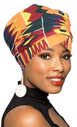 Turban Head Wrap Scarf,African Long Scarf Turban Shawl Hair Bohemian Headwrap