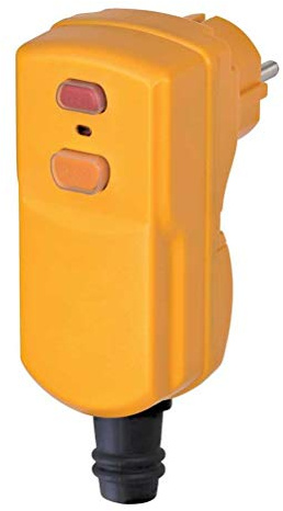 Brennenstuhl 1290670 Personenschutz-Zwischenstecker PRCD 230 V Gelb IP55