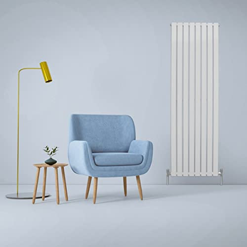 Radiador Panel Plano Lujoso 1800x560mm 180x56cm Blanco Brillante Calefacción Calefactor Vertical Horizontal Montaje Pared Cocina Salón Baño Cepillo Limpieza Kit Reparación GRATIS Garantía 15 Años