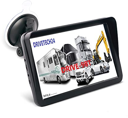 sehr großes 9 Zoll Navigationsgerät DRIVE-9BT gut lesbar für PKW LKW Wohnmobil Bus EU-Karten Radarwarner, Bluetooth, lebenslange Updates