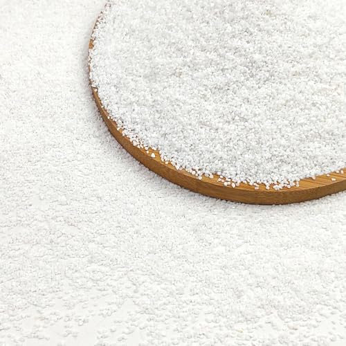 FANTIAN 900g Aquarium White Sand, 0.4-0.8 mm Aquarium Substrate for Freshwater Fish Tank. Decorative Sand for Fish Tank, Paintings, Plants Potted, Fire Pits, Candle, Vase and Crafts