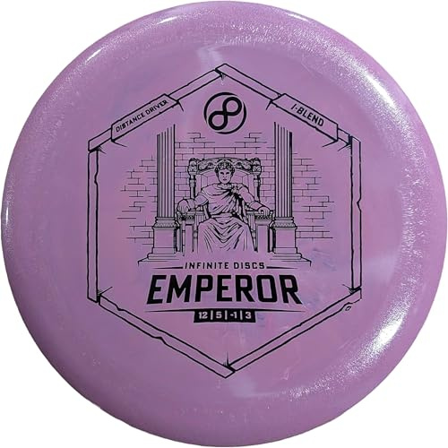 Infinite Discs Emperor | Disc Golf Distance Driver | I-Blend (Purple, 150-159 Grams)