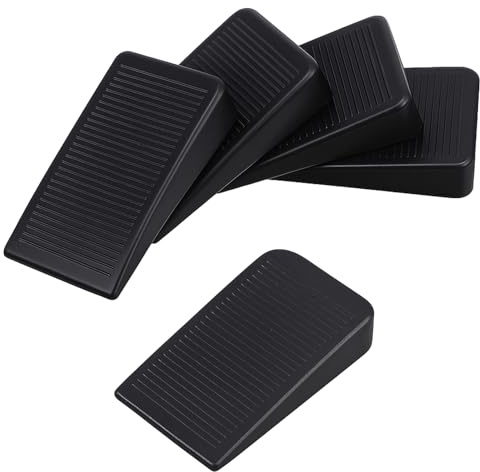 4 pezzi cunei per mobili in gomma Turchia antiscivolo fermaporta cunei per finestra in plastica fermaporta cunei in plastica per livellare tavoli irregolari gambe comò, WC più