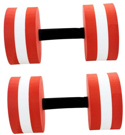 FUNOMOCYA 2 Pezzi Manubri Galleggianti EVA per Esercizi Acquatici in Piscina Attrezzi Fitness per Yoga e Aerobica Leggeri e Bassa Assorbenza d Acqua per Uomo e Donna